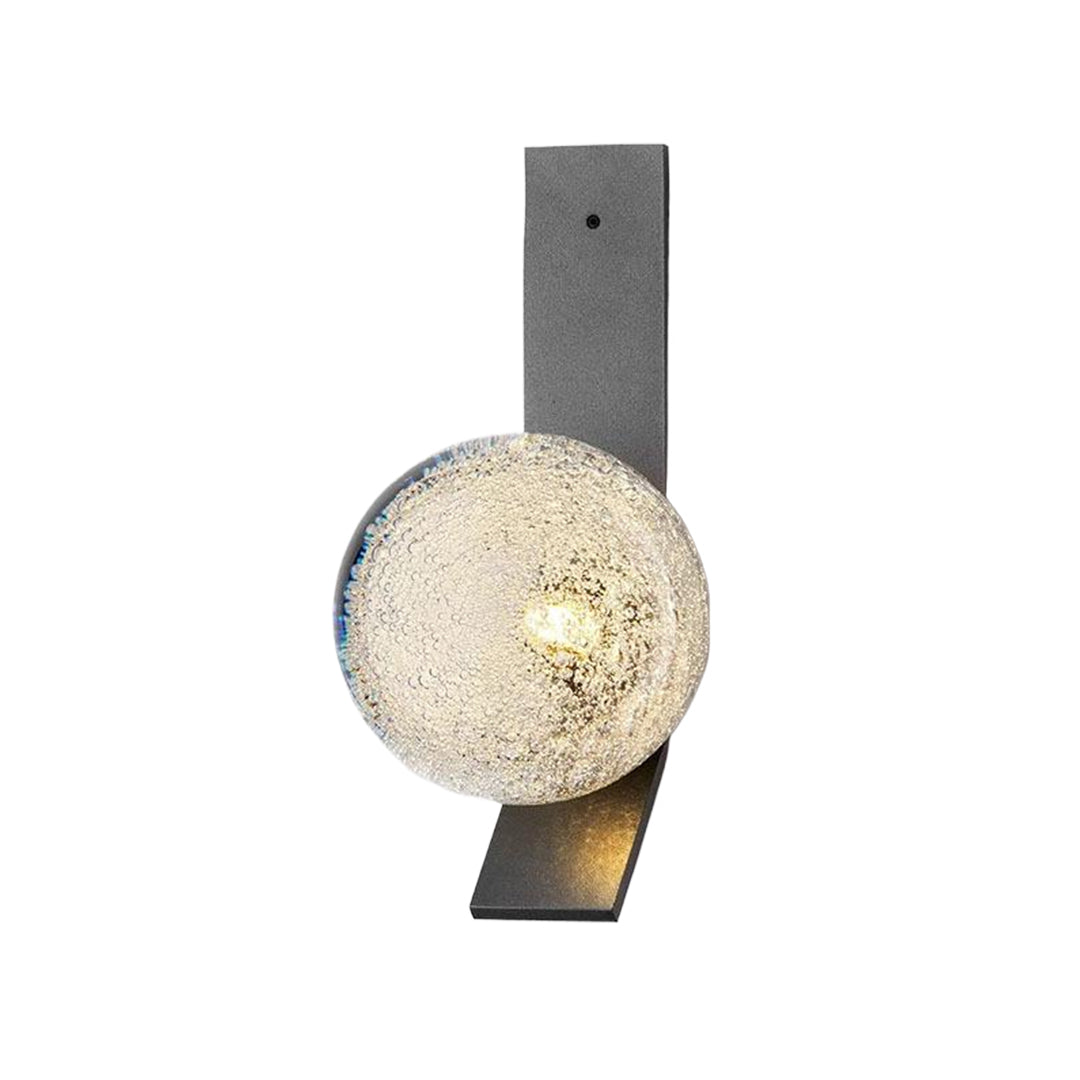 WINTHROP BUBBLE GLASS WALL SCONCE, MODERN MINIMALIST INTERIOR LIGHTING