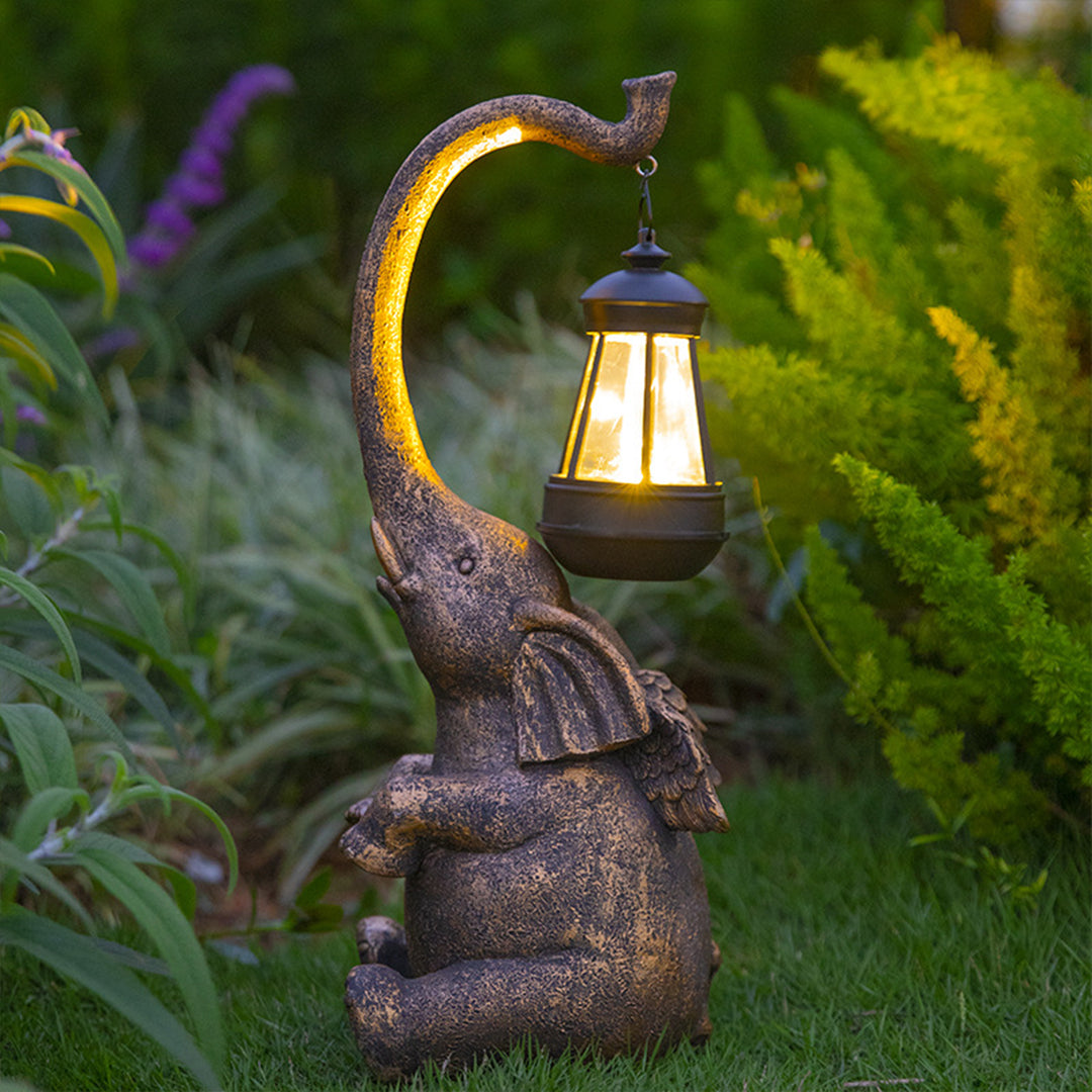 1. **WILLOUGHBY SOLAR MENAGERIE GARDEN ORBS**  
   Illuminated resin animal figures that bring whimsical charm to your outdoor space, powered by solar energy.

2. **PENROSE RADIANT FAUNA GLOWLIGHTS**  
   Unique resin sculptures of garden creatures that e