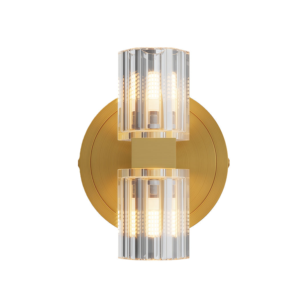 WINTHROP COPPER CRYSTAL WALL LANTERN