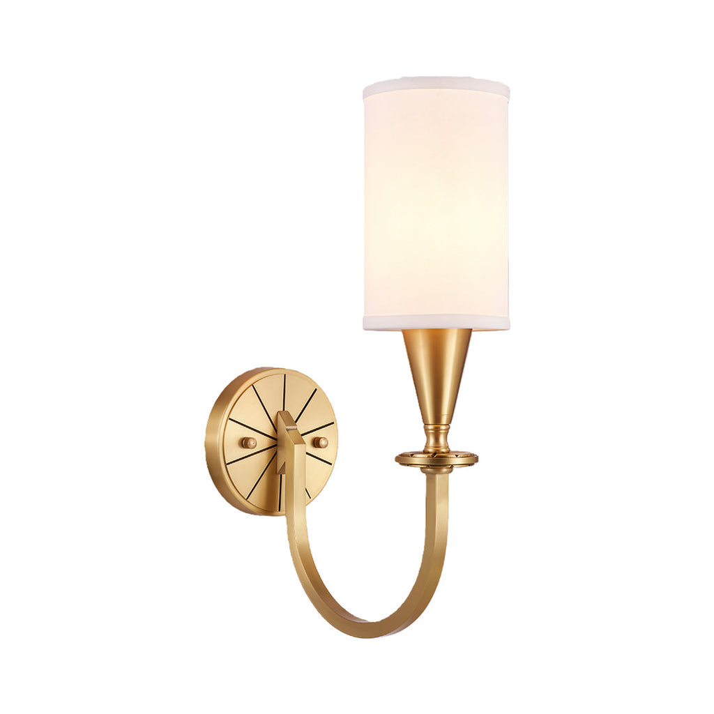 BRAMBLETON COPPER AND TEXTILE WALL SCONCE