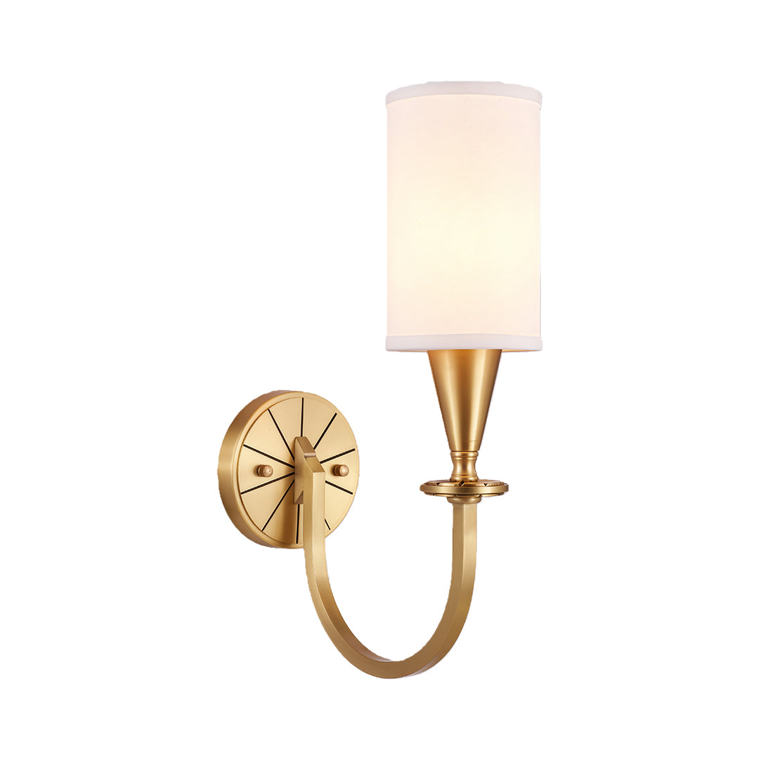 BRAMBLETON COPPER AND TEXTILE WALL SCONCE