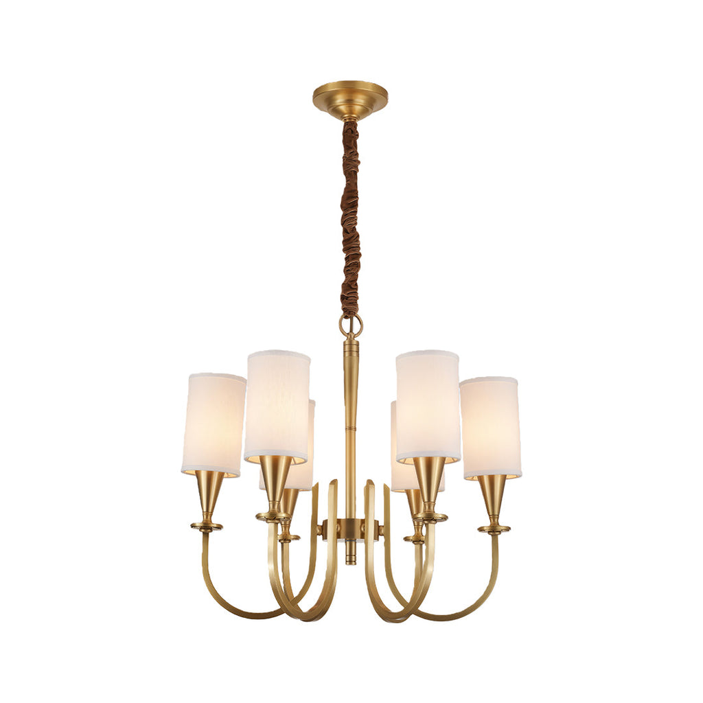 RAVENSCROFT COPPER DRAPED LUMINAIRE
