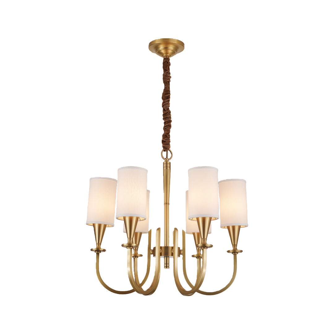 RAVENSCROFT COPPER DRAPED LUMINAIRE