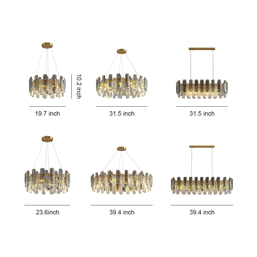 RAVENWOOD CRYSTAL LUMINAIRE WITH EYE-COMFORT TECHNOLOGY