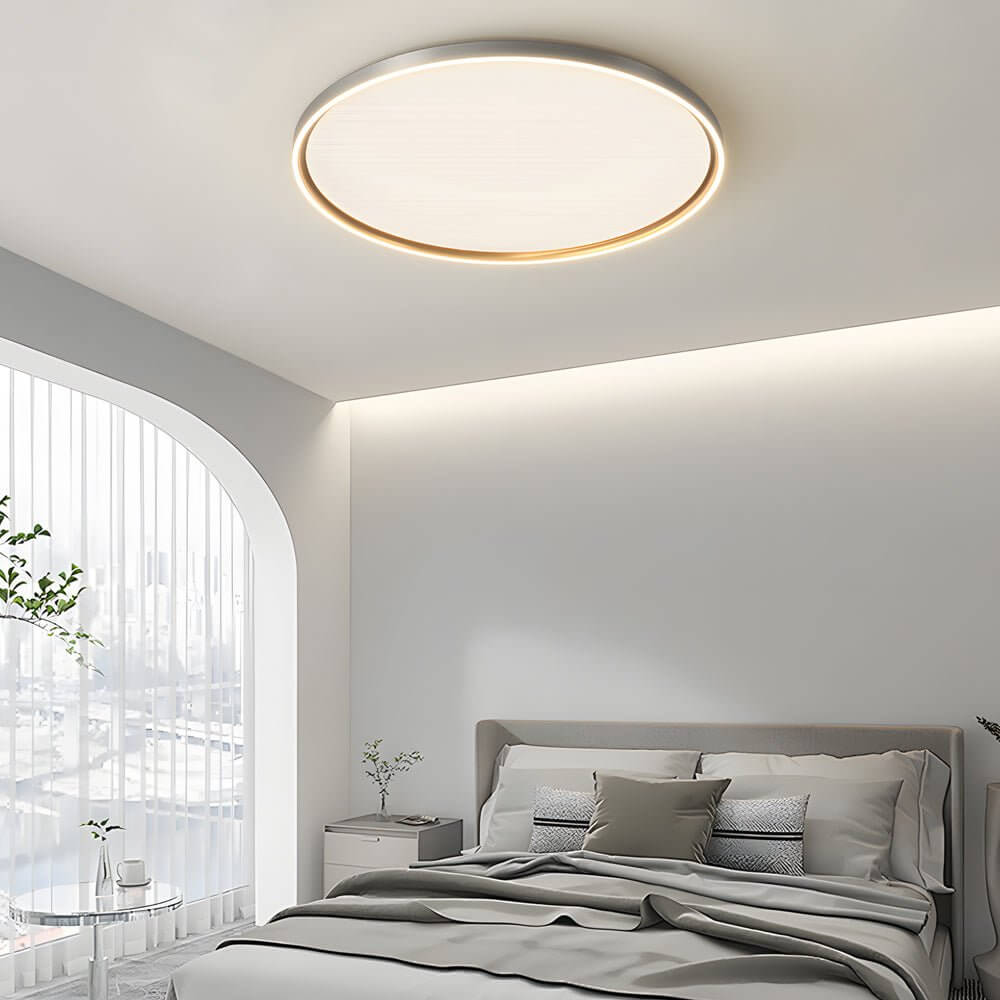 WINTHORPE BRUSHED ALUMINUM LED CEILING FIXTURE