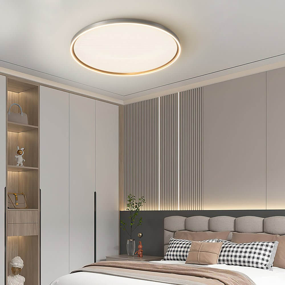 WINTHORPE BRUSHED ALUMINUM LED CEILING FIXTURE