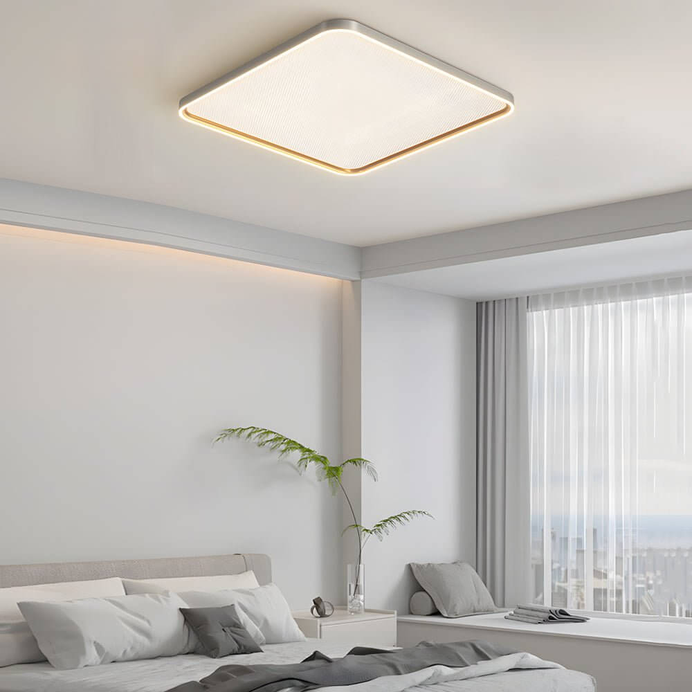 WINTHORPE BRUSHED ALUMINUM LED CEILING FIXTURE