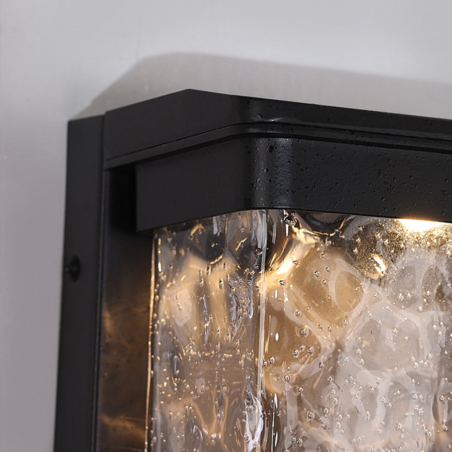 WINDSOR ALUMINUM RECTANGULAR OUTDOOR LIGHTING FIXTURE, WEATHER-RESISTANT