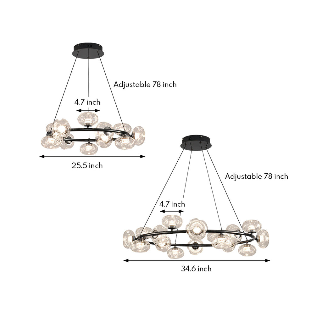 BRAMBLETON ORBULAR LED CEILING LUMINAIRE