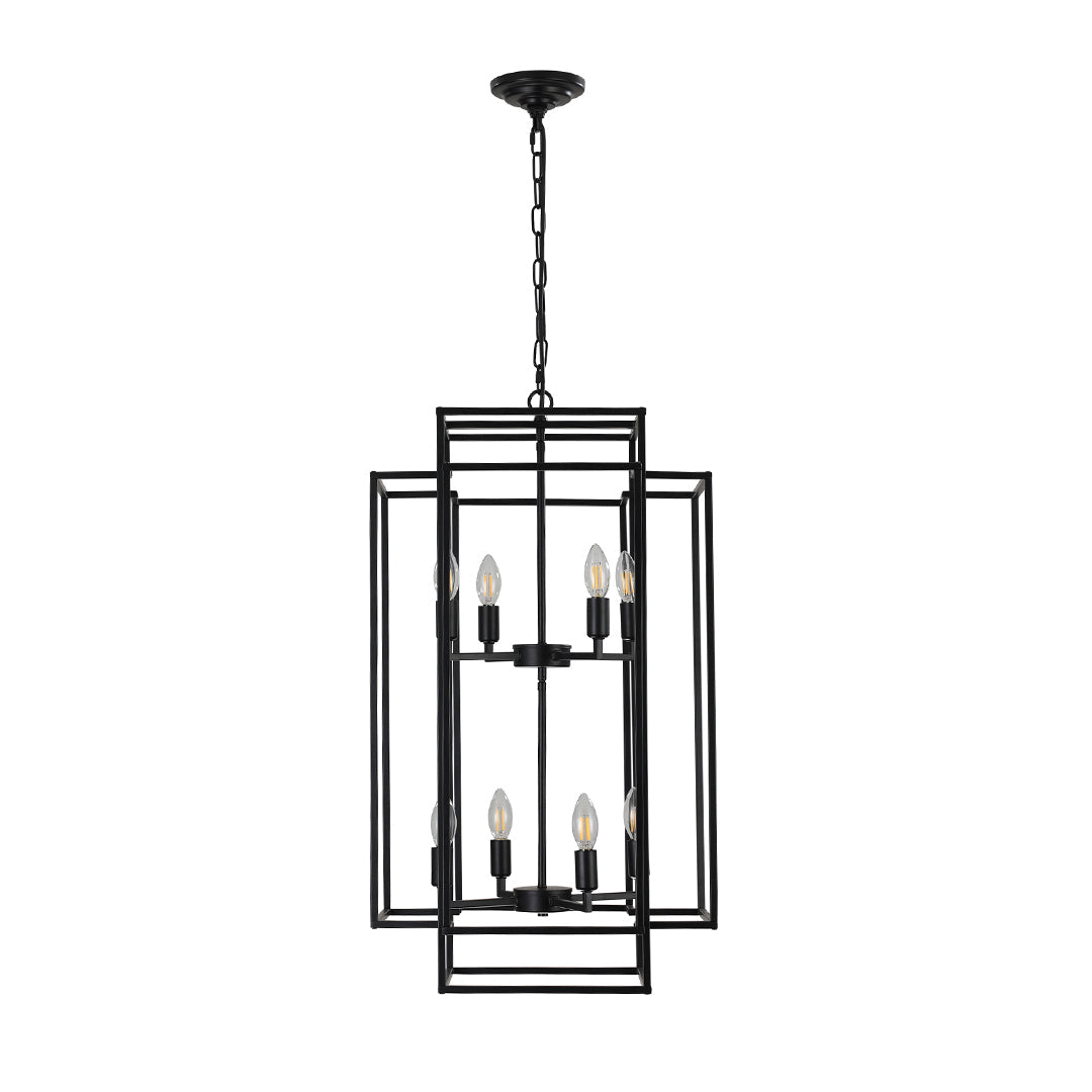 BRANSON RUSTIC IRON HANGING LANTERN