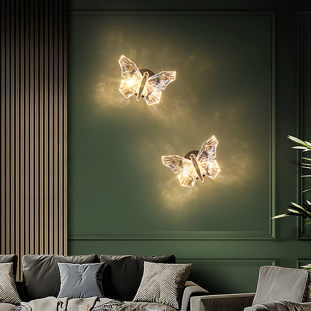 CHARLESTON BUTTERFLY SILHOUETTE WALL SCONCE