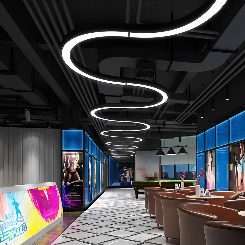 WINTHROP CURVED LINEAR PENDANT ILLUMINATOR