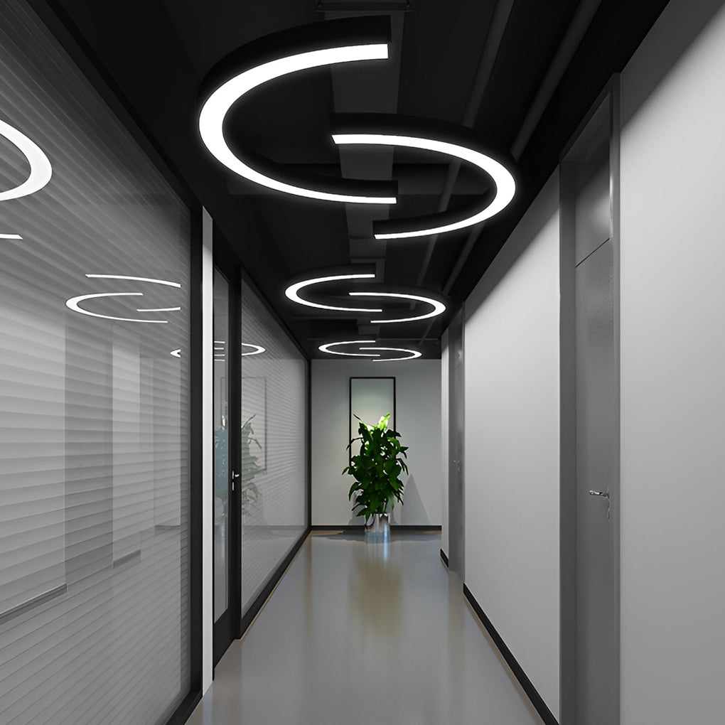 WINTHROP CURVED LINEAR PENDANT ILLUMINATOR