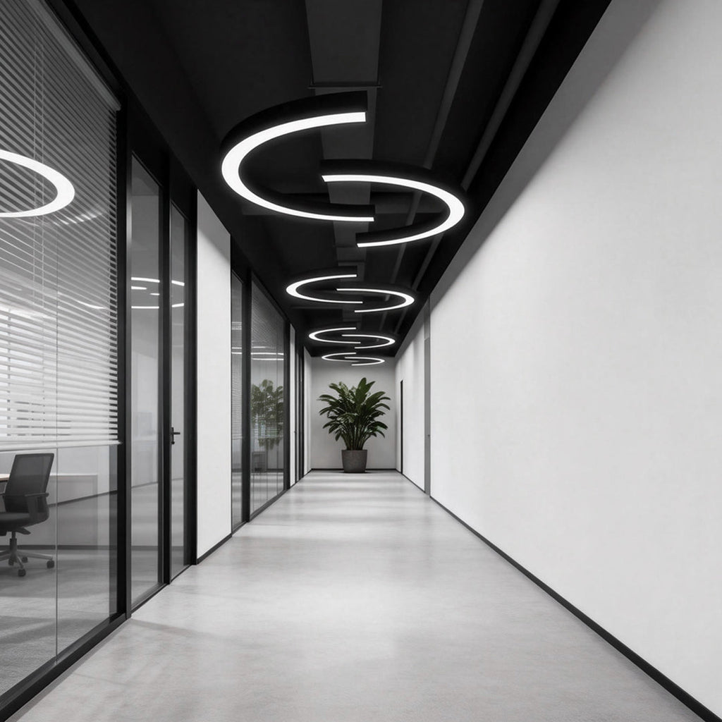 WINTHROP CURVED LINEAR PENDANT ILLUMINATOR