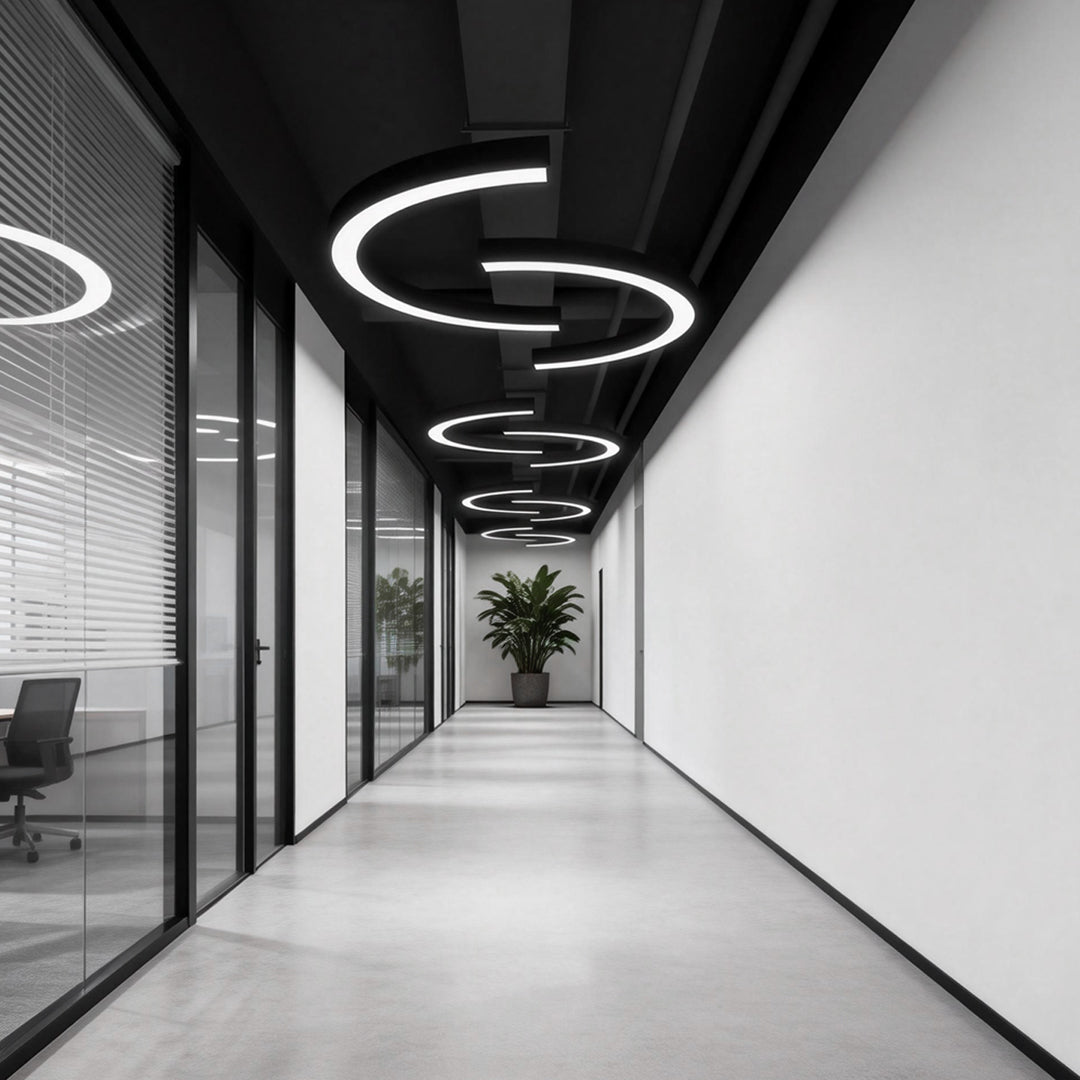 WINTHROP CURVED LINEAR PENDANT ILLUMINATOR