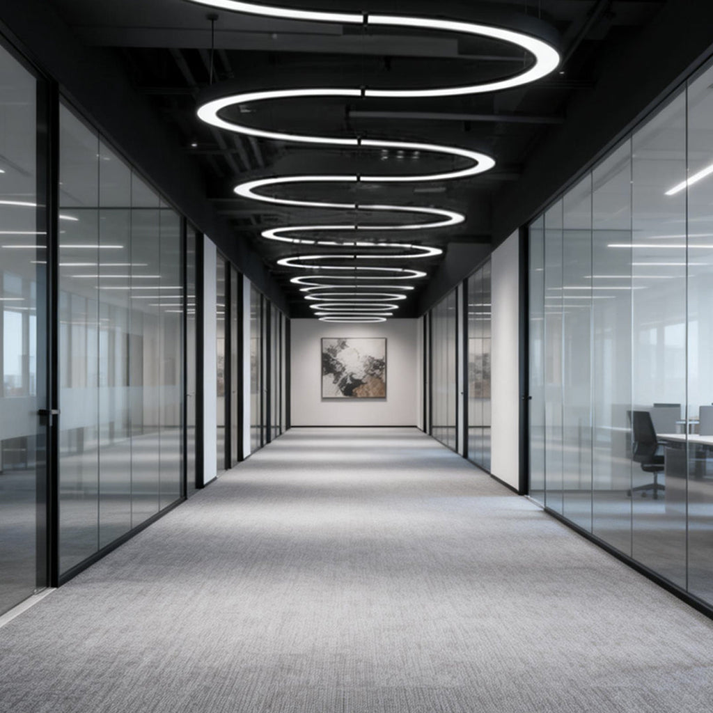 WINTHROP CURVED LINEAR PENDANT ILLUMINATOR