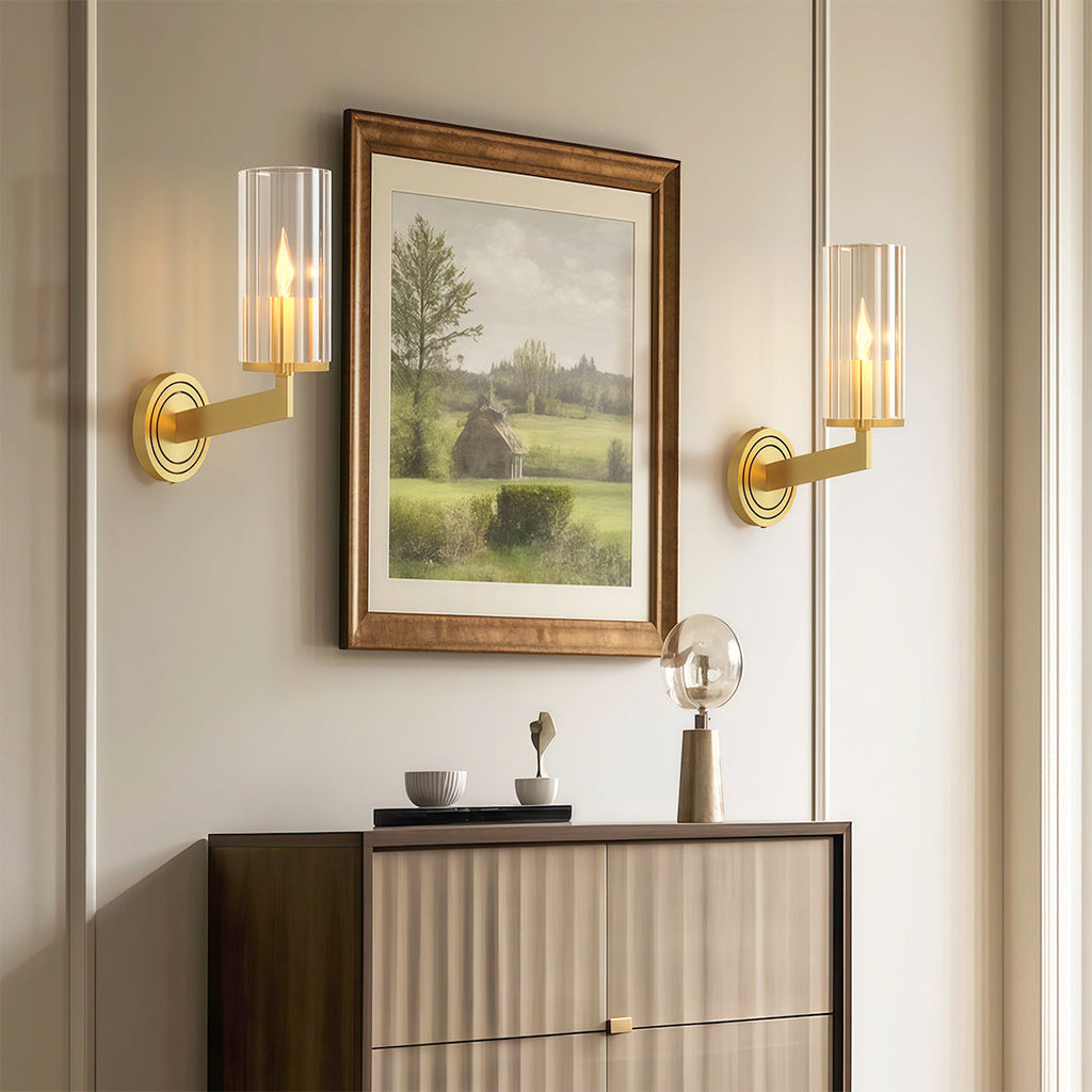 FENWICK COPPER TWILIGHT WALL CANDLE LANTERN
