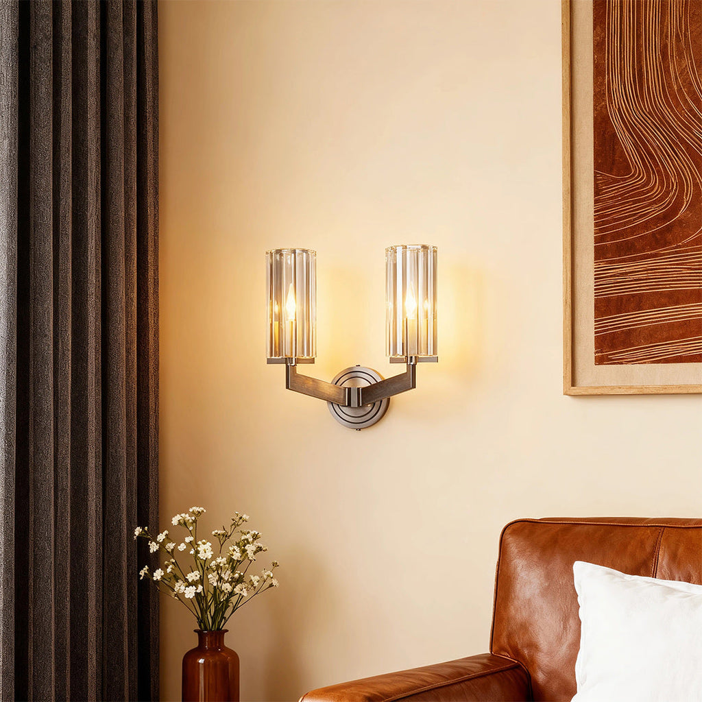 FENWICK COPPER TWILIGHT WALL CANDLE LANTERN