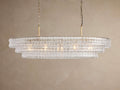 VERONA CRYSTAL OVAL LIGHTING FIXTURE