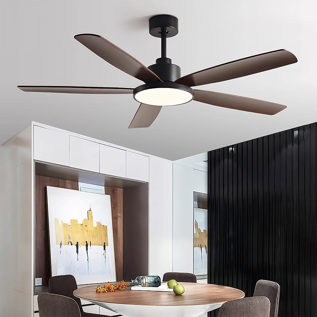 WINDSOR AURORA FIVE-BULB CEILING FAN LUMINAIRE