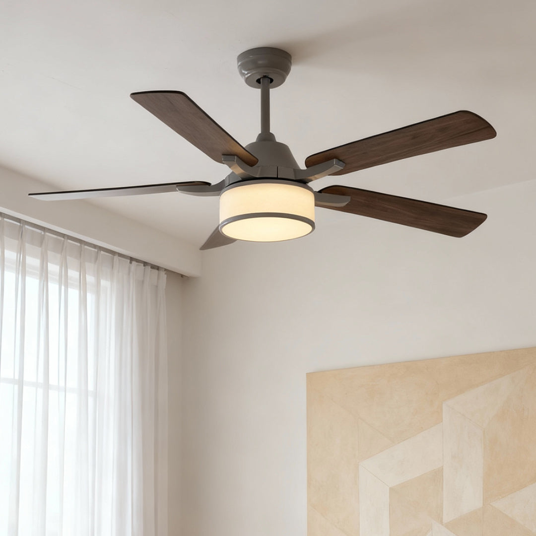 WINTHROP VINTAGE FABRIC SHADE CEILING LUMINAIRE