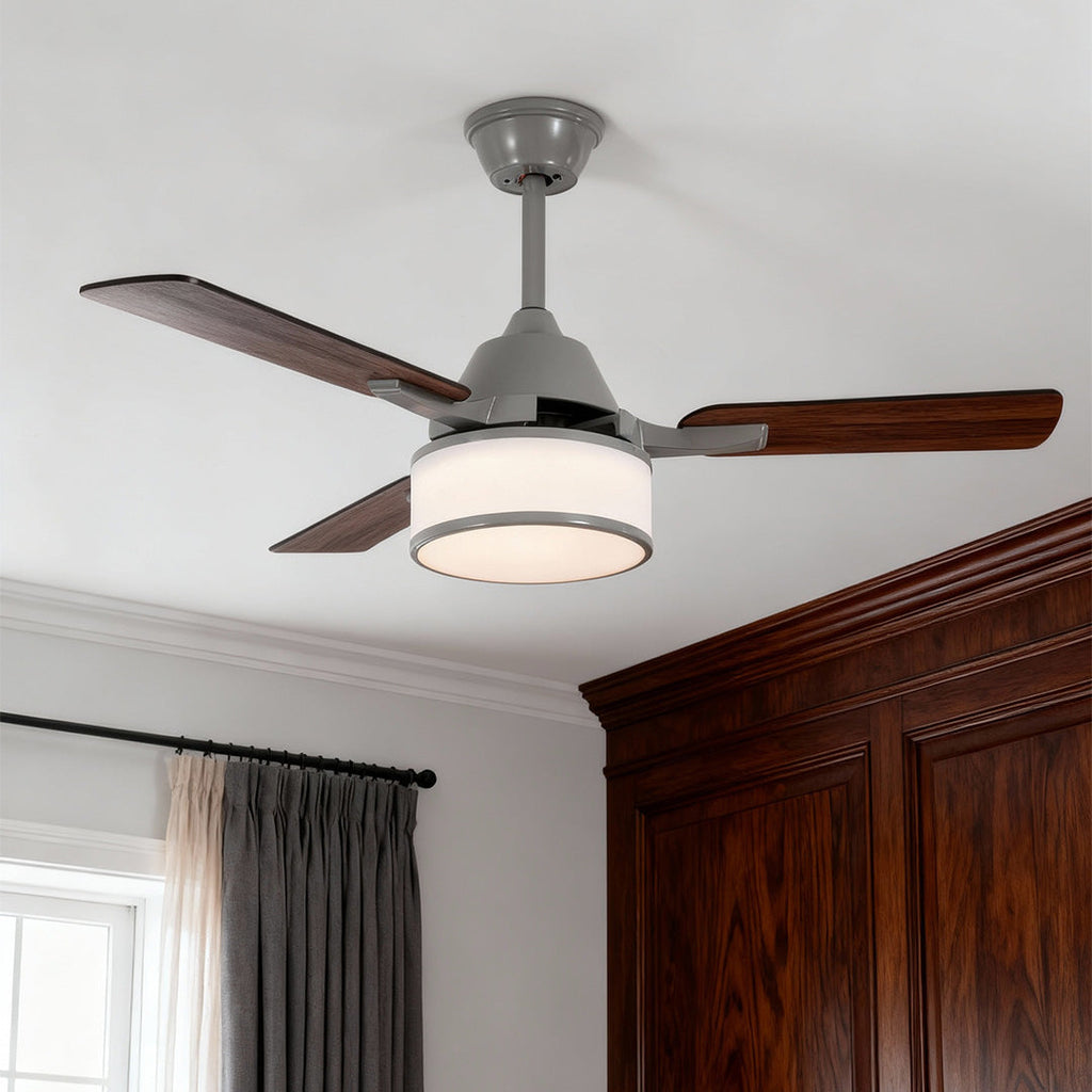 WINTHROP VINTAGE FABRIC SHADE CEILING LUMINAIRE