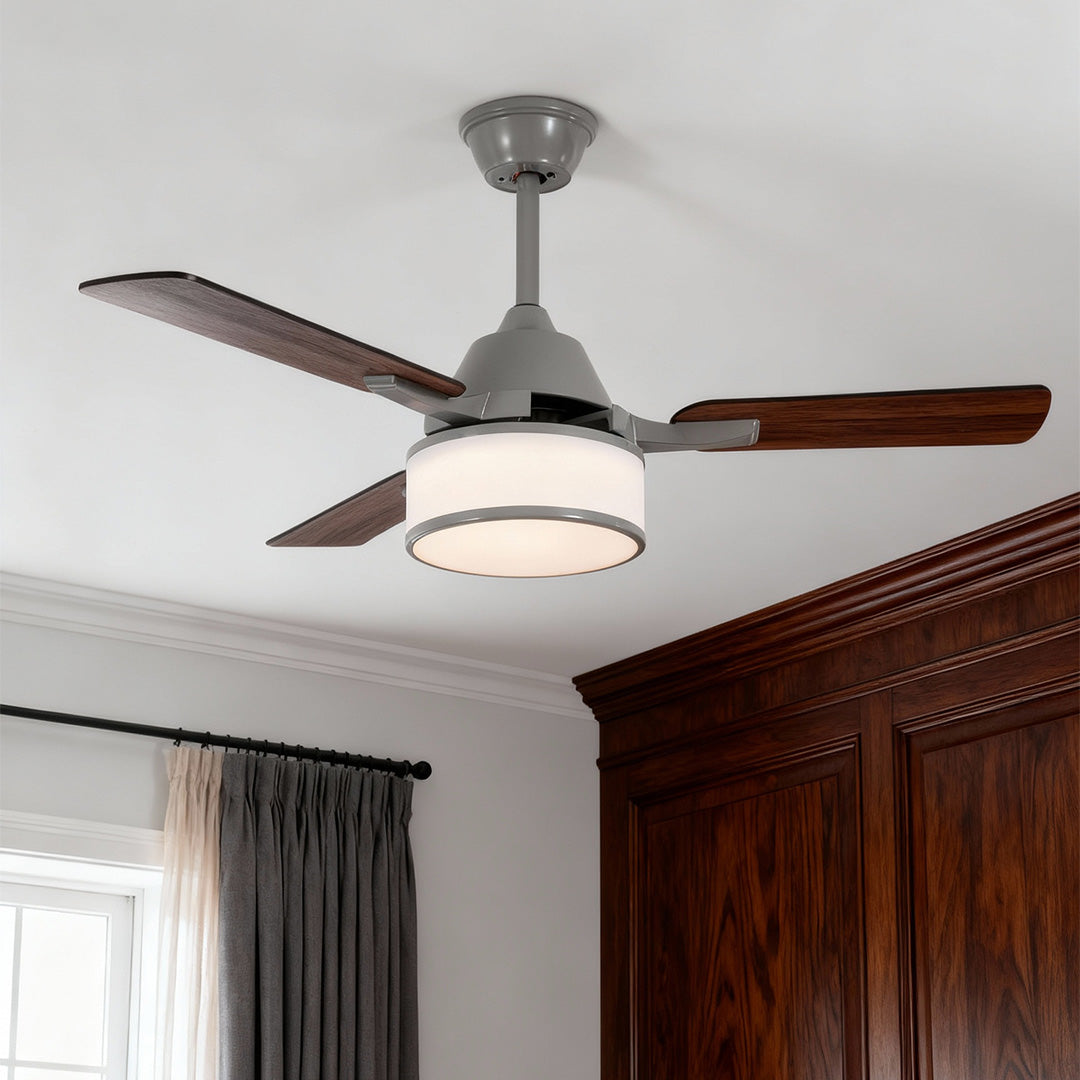 WINTHROP VINTAGE FABRIC SHADE CEILING LUMINAIRE