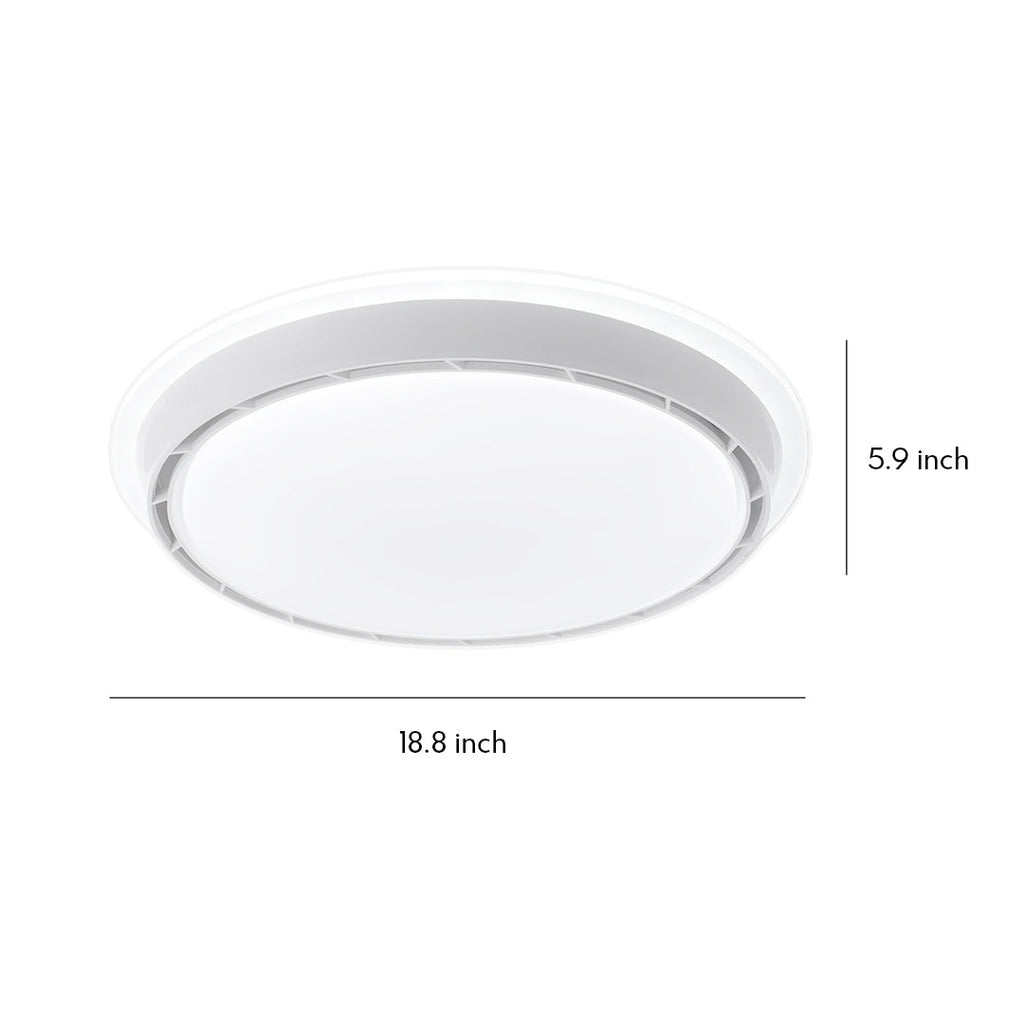 VINCENZA HIDDEN FAN CEILING LUMINAIRE WITH DIMMABLE FUNCTION
