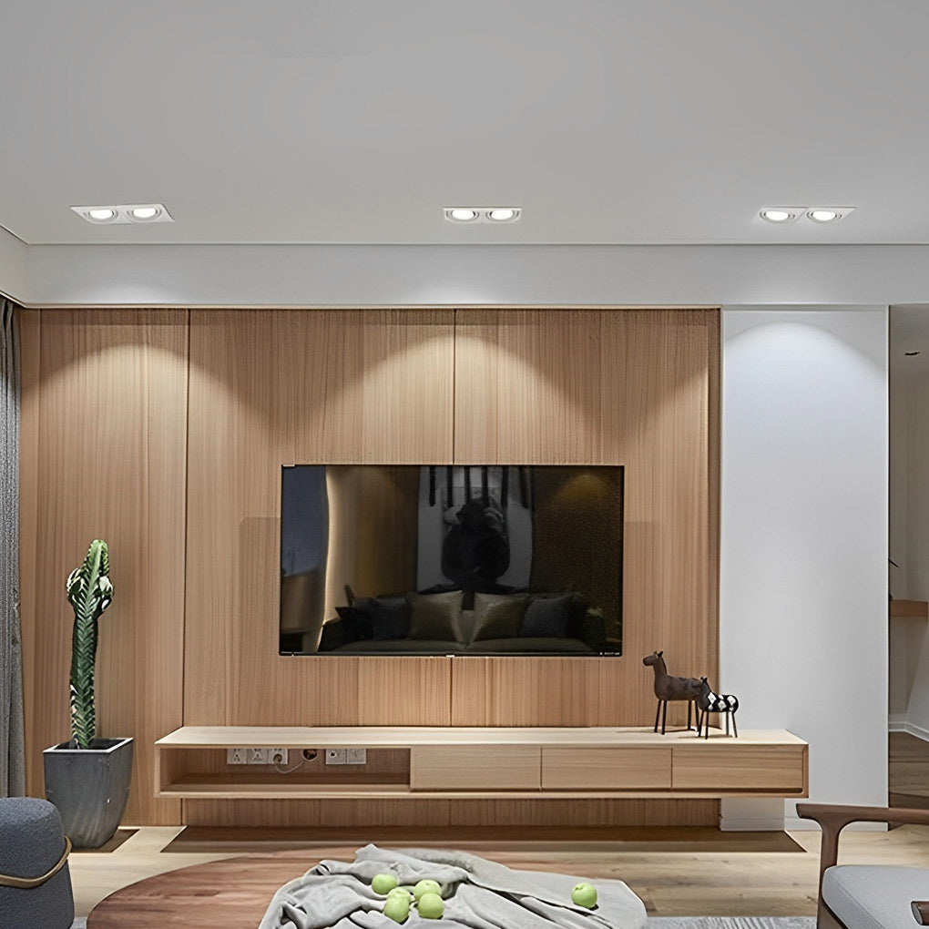 RAVENSHILL RECTANGULAR TWIN RECESSED ILLUMINATOR