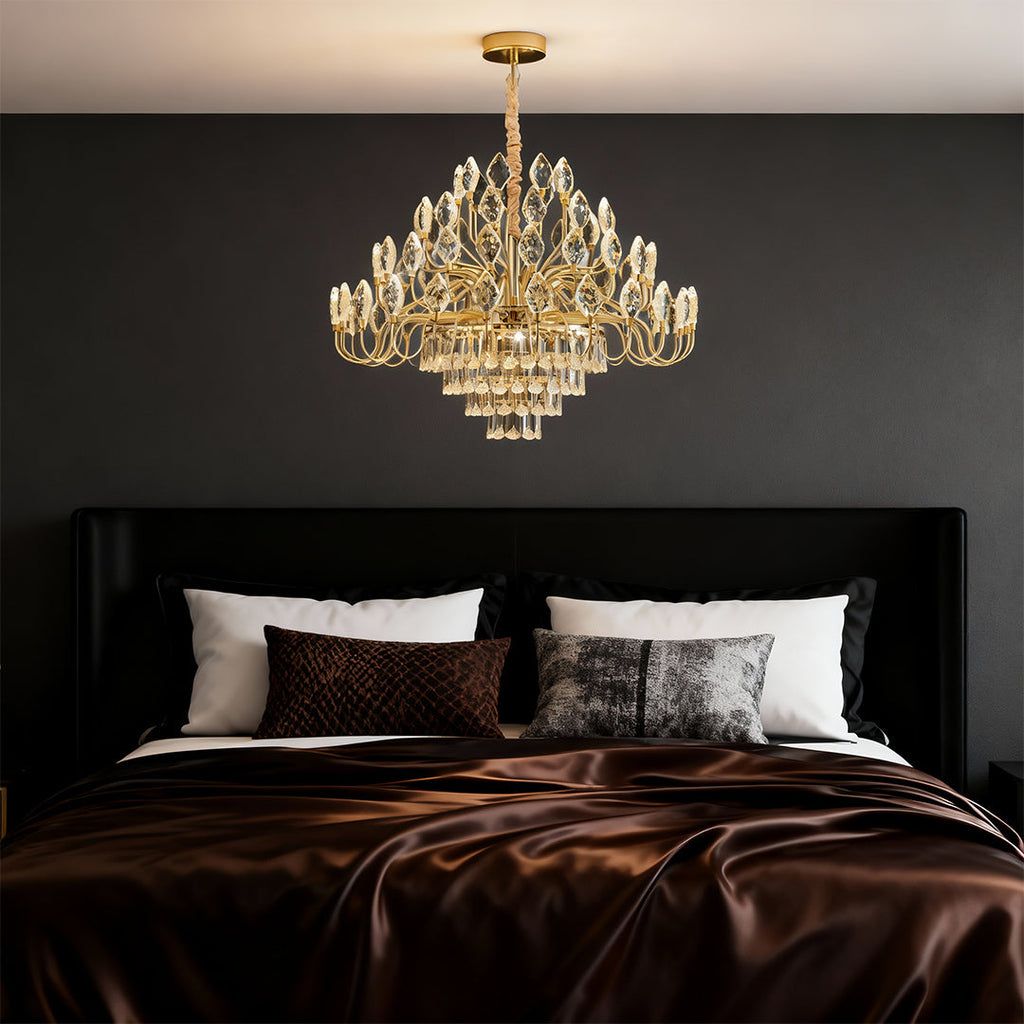 VERDANTIA CRYSTAL ENCRUSTED CEILING LANTERN