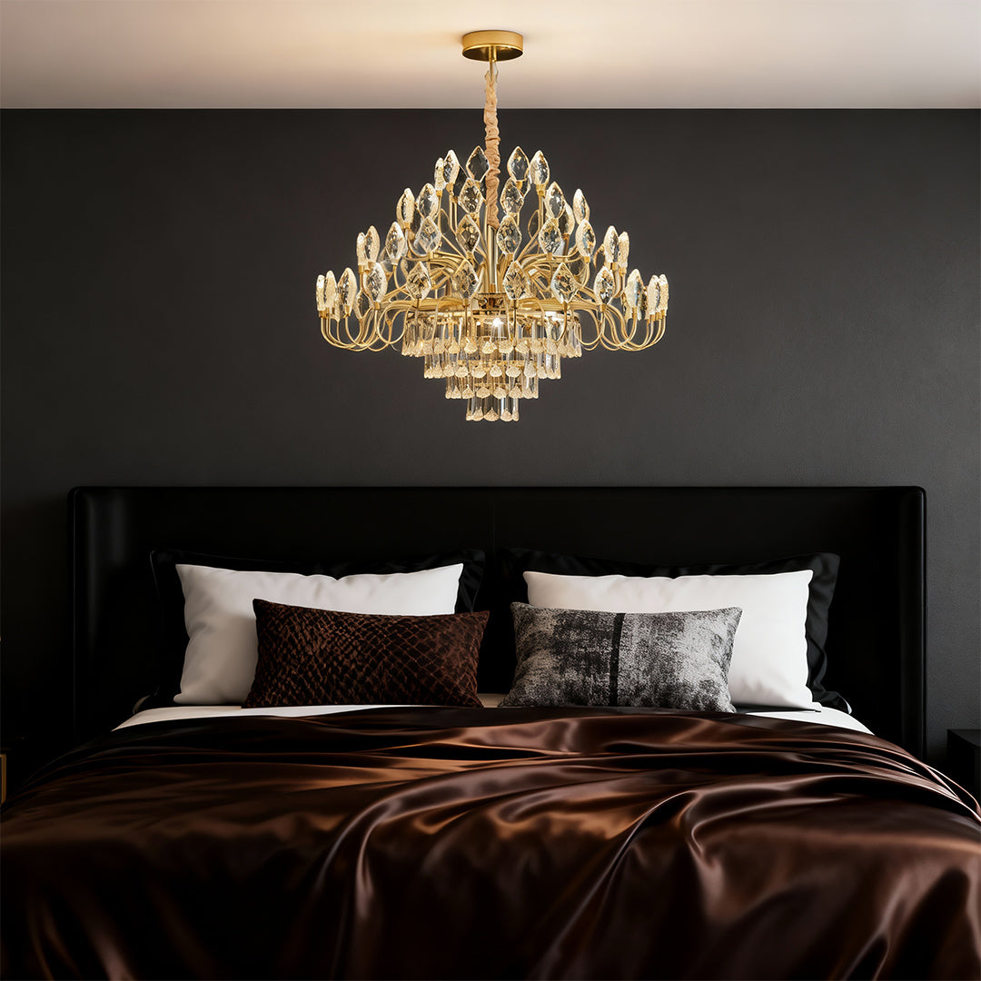 VERDANTIA CRYSTAL ENCRUSTED CEILING LANTERN