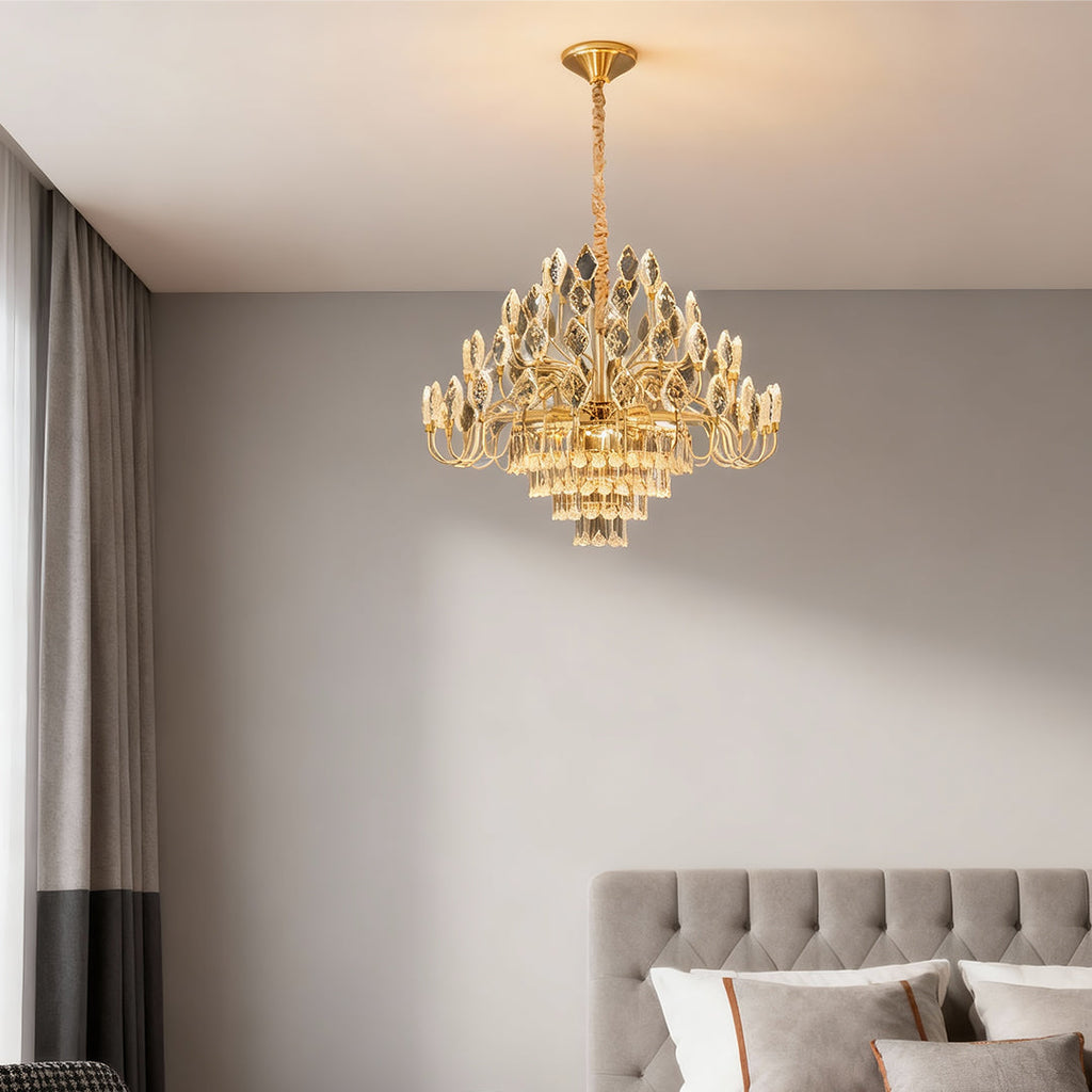 VERDANTIA CRYSTAL ENCRUSTED CEILING LANTERN