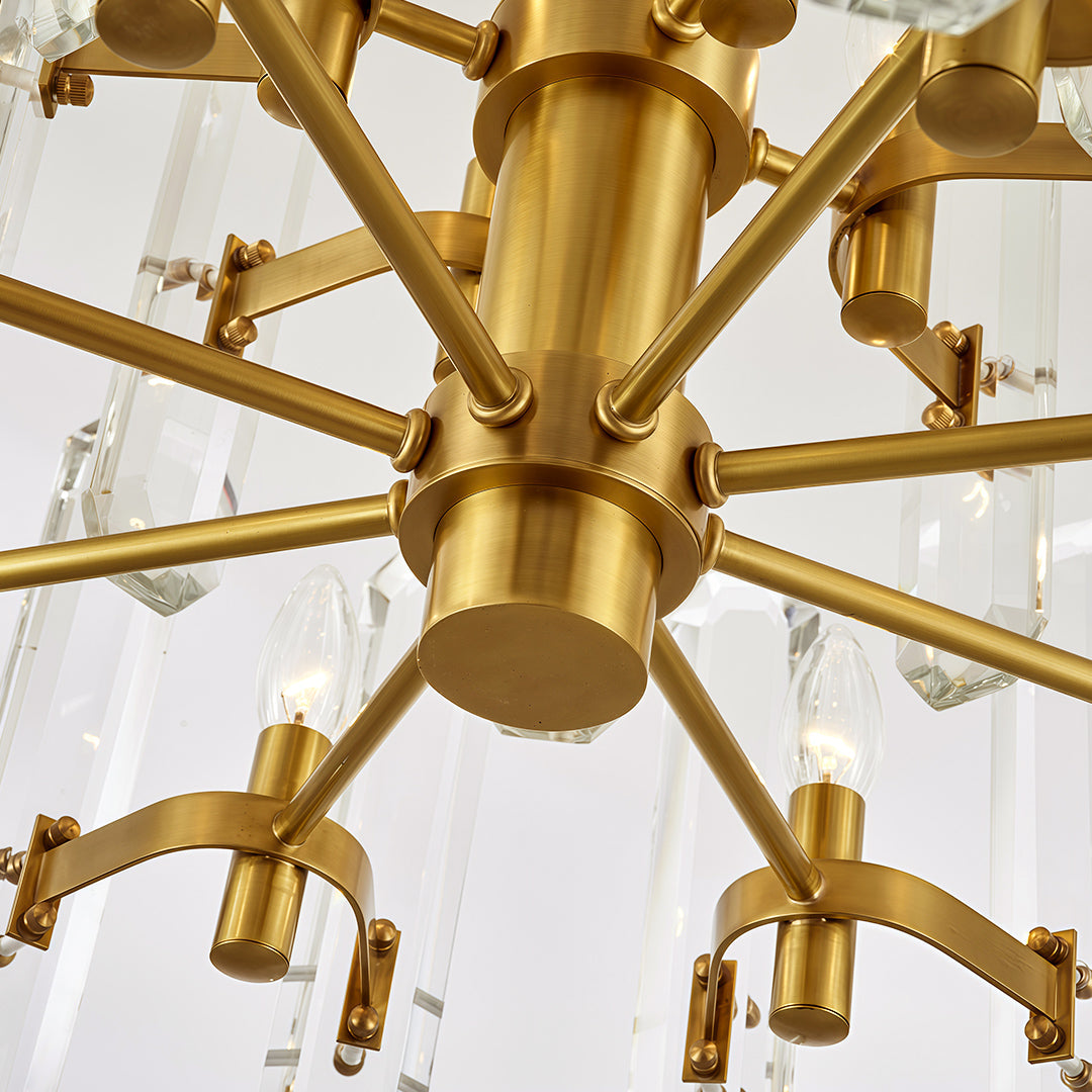 WINDSOR GLASS & BRASS CEILING LANTERN