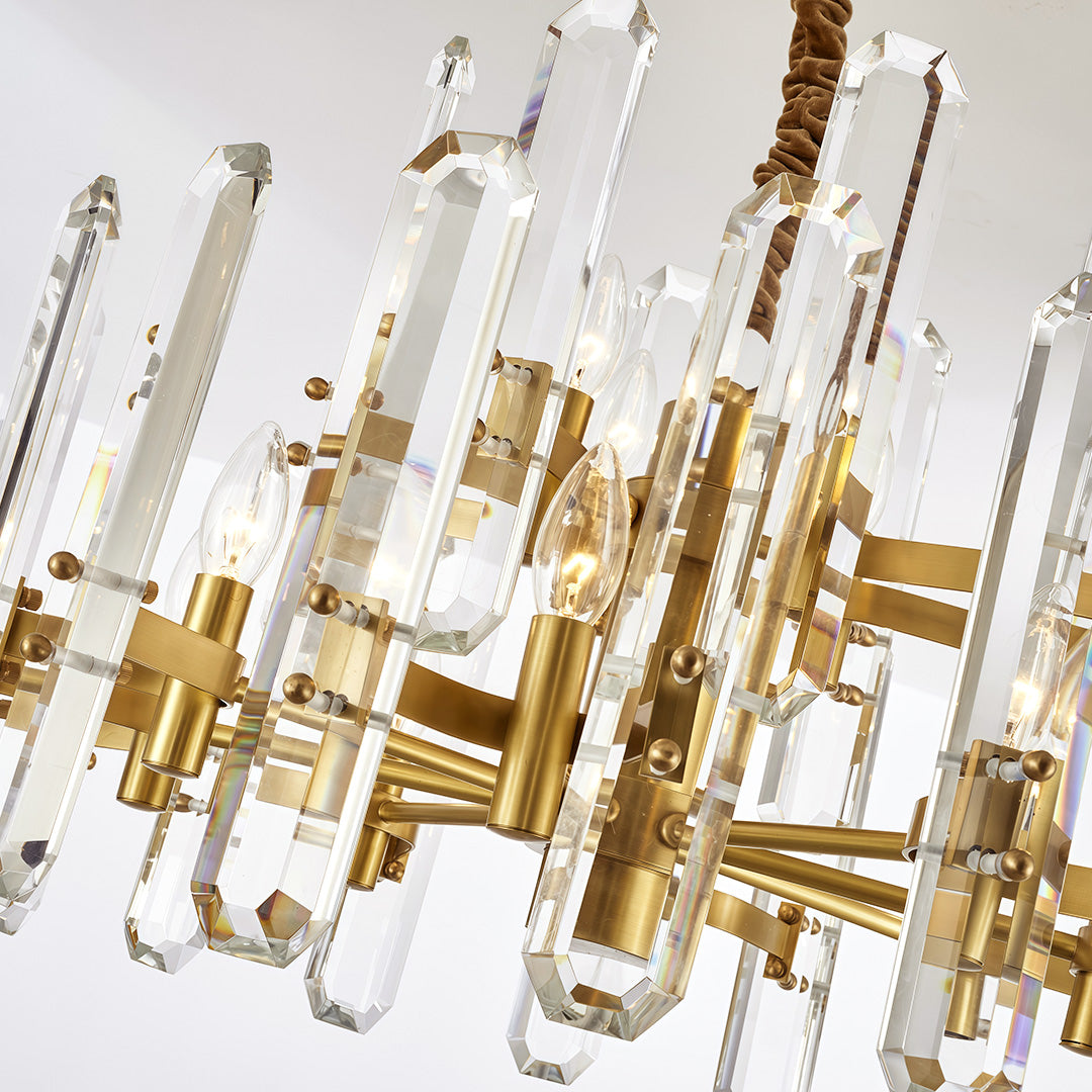 WINDSOR GLASS & BRASS CEILING LANTERN