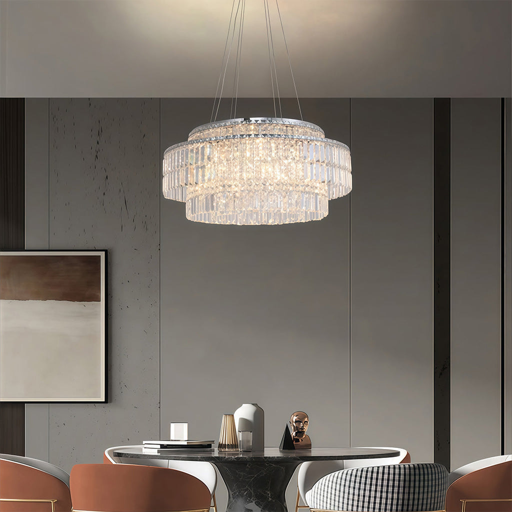 WINDSOR CRYSTAL CIRCLE HANGING LANTERN