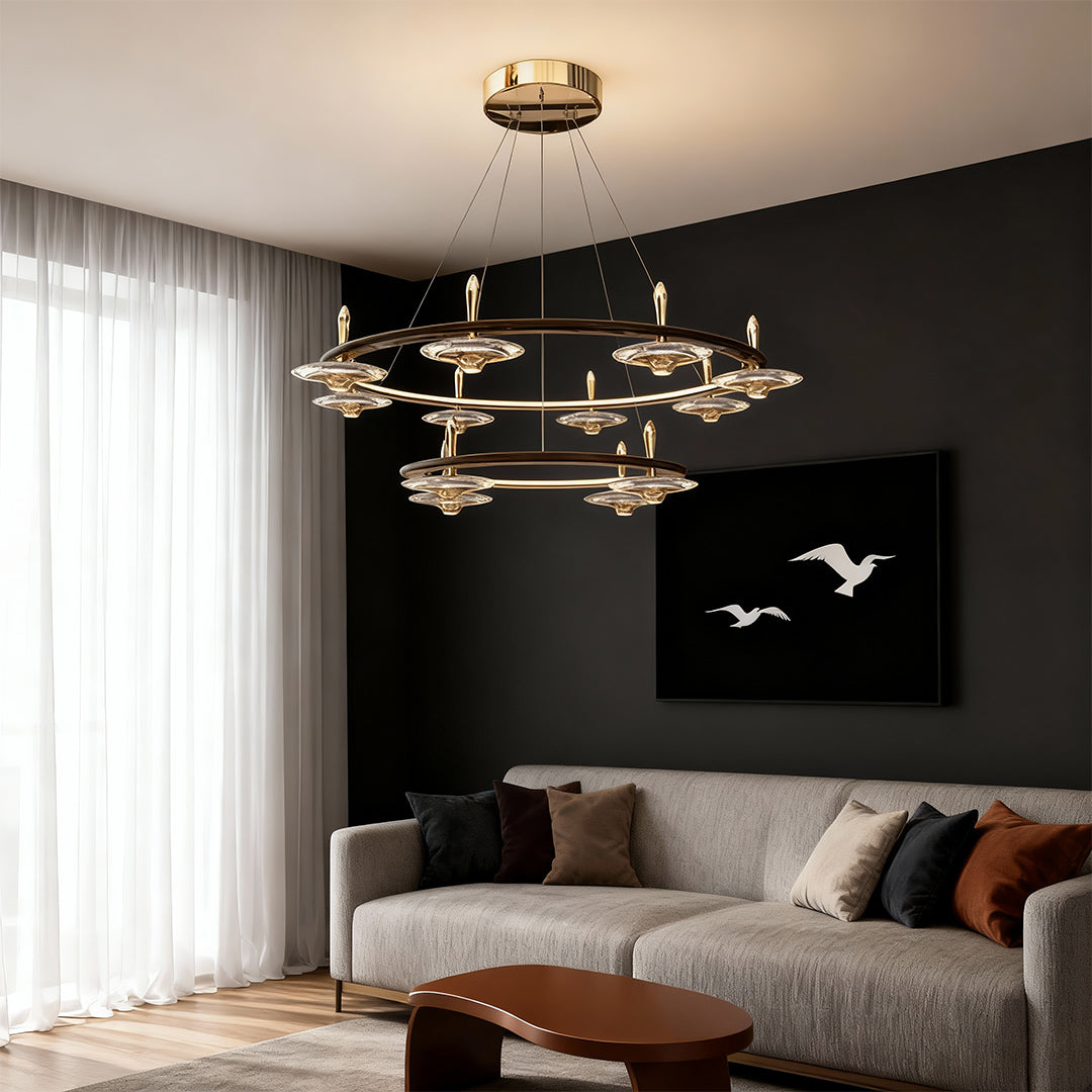 WINDSOR CRYSTAL ORB CEILING LUMINAIRE