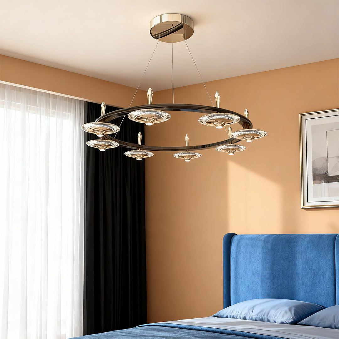 WINDSOR CRYSTAL ORB CEILING LUMINAIRE