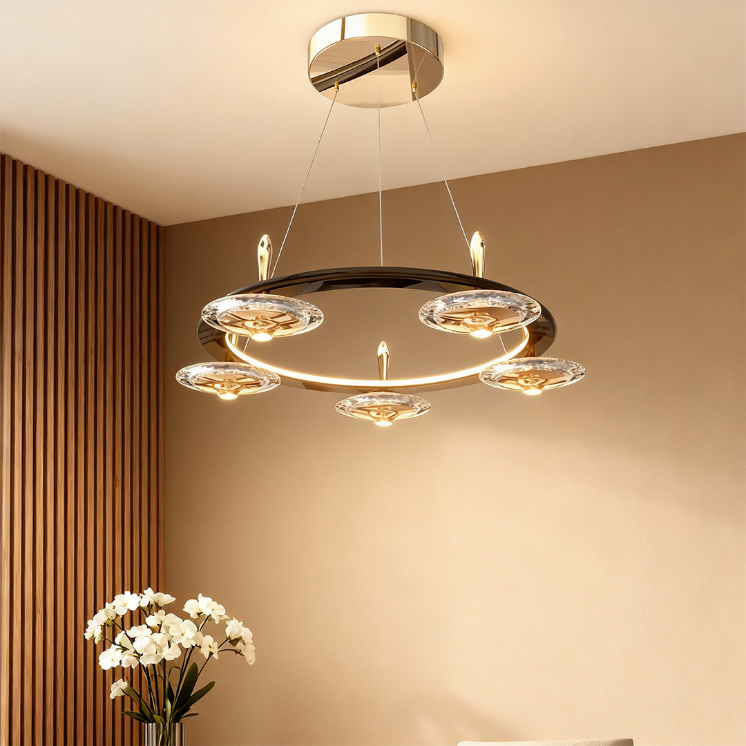 WINDSOR CRYSTAL ORB CEILING LUMINAIRE