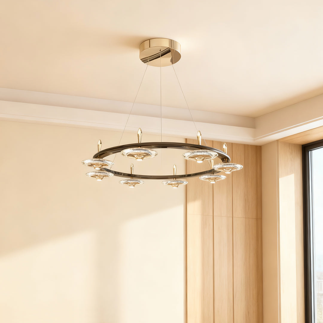 WINDSOR CRYSTAL ORB CEILING LUMINAIRE