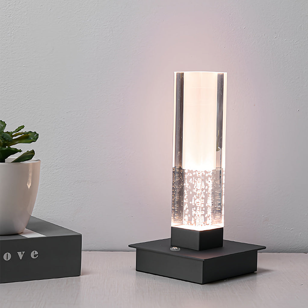 WINTERBOURNE CORDLESS SQUARE LED NIGHT LAMP WITH DIMMING FEATURE