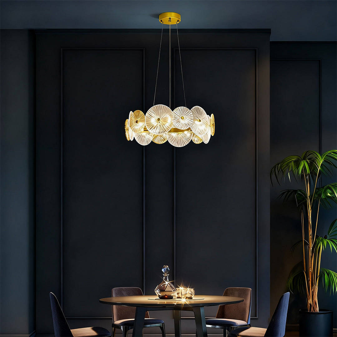WINTHROP CRYSTAL SPHERE CEILING LANTERN