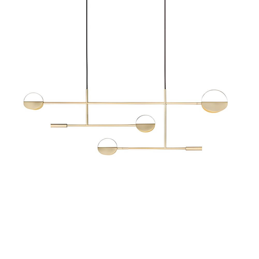 WINTHORPE MODERN IRON LINEAR PENDANT WITH VARIABLE LIGHTING