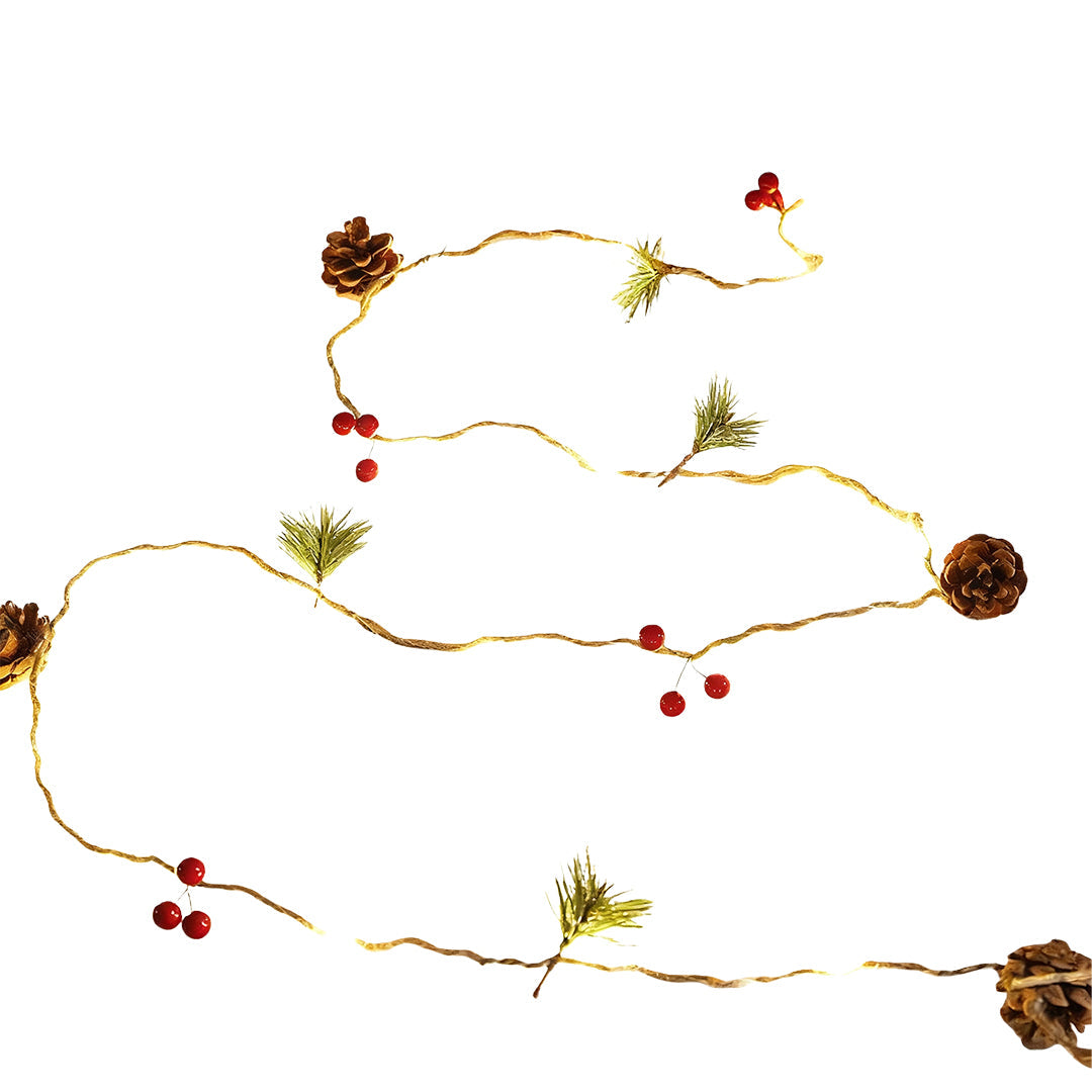 1. **WILLOUGHBY TWINKLING ORB STRING LIGHTS** - A charming duo of luminous orbs designed to drape gracefully, perfect for adding a festive glow to any holiday setting.

2. **TAVISTOCK ILLUMINATED GARLAND SET** - A delightful pair of radiant garlands, idea
