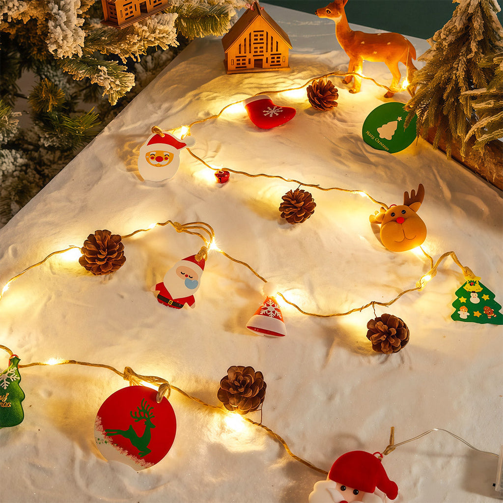 1. **WILLOUGHBY TWINKLING ORB STRING LIGHTS** - A charming duo of luminous orbs designed to drape gracefully, perfect for adding a festive glow to any holiday setting.

2. **TAVISTOCK ILLUMINATED GARLAND SET** - A delightful pair of radiant garlands, idea