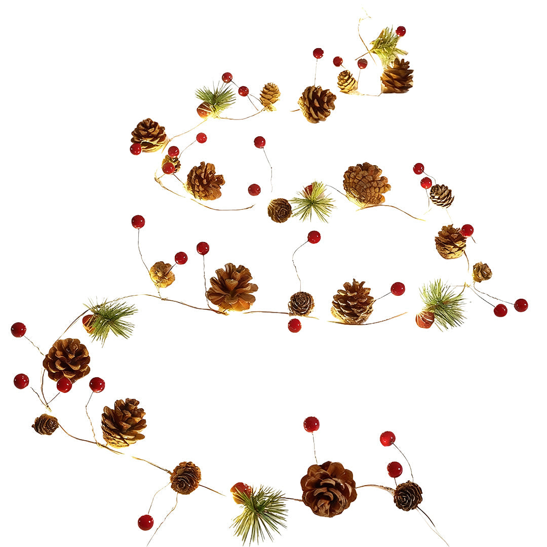 1. **WILLOUGHBY TWINKLING ORB STRING LIGHTS** - A charming duo of luminous orbs designed to drape gracefully, perfect for adding a festive glow to any holiday setting.

2. **TAVISTOCK ILLUMINATED GARLAND SET** - A delightful pair of radiant garlands, idea