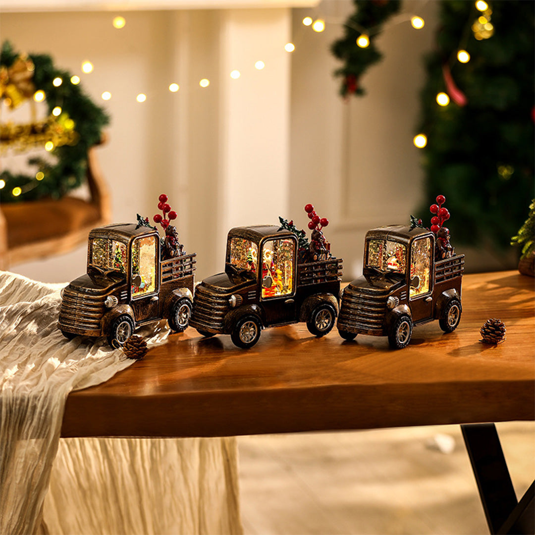 WINTERTON GLEAMING SNOWFLAKE TABLE LANTERN