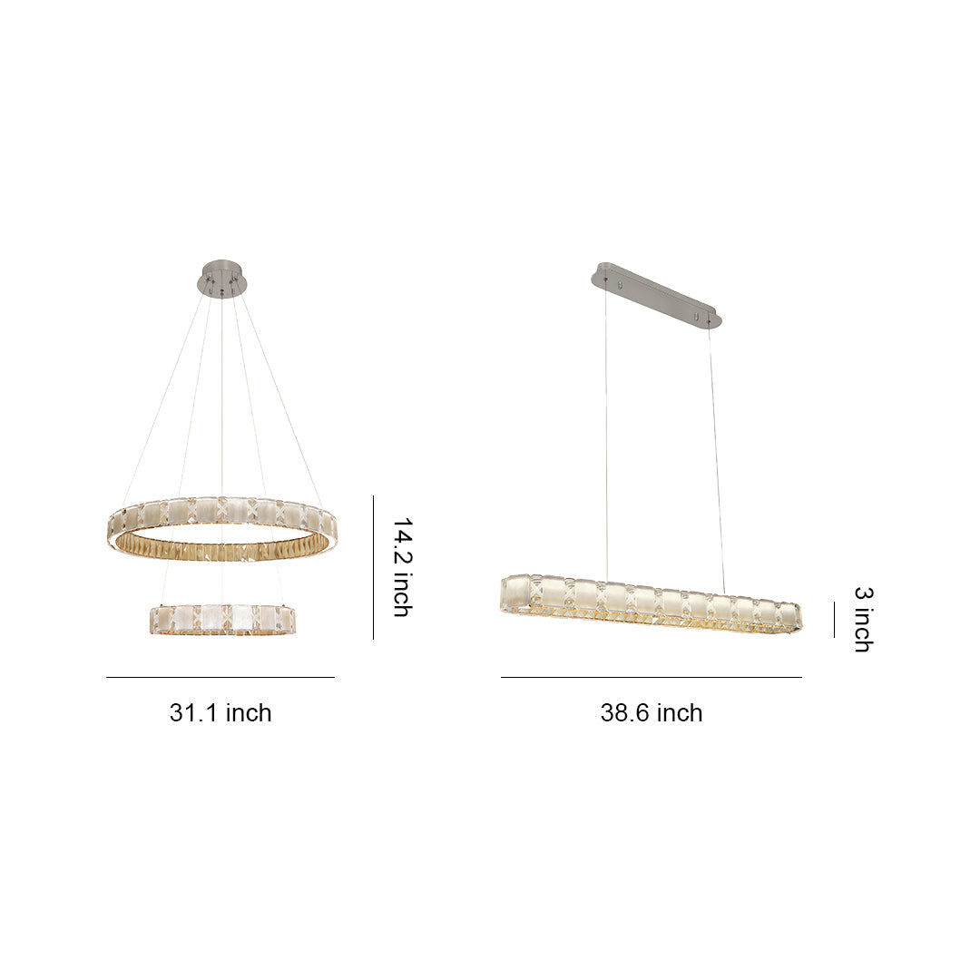 BELGRAVIA CRYSTAL LUSTRE CEILING ILLUMINATOR