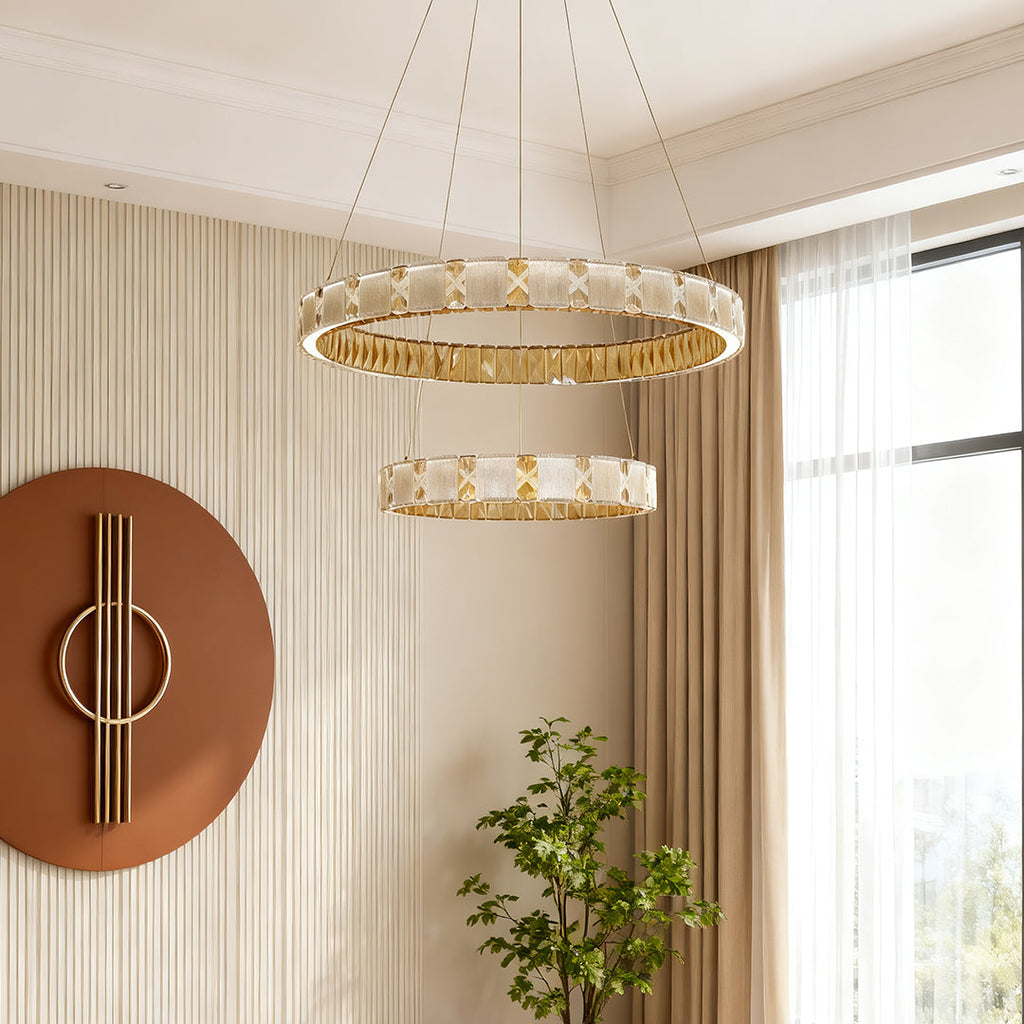 BELGRAVIA CRYSTAL LUSTRE CEILING ILLUMINATOR