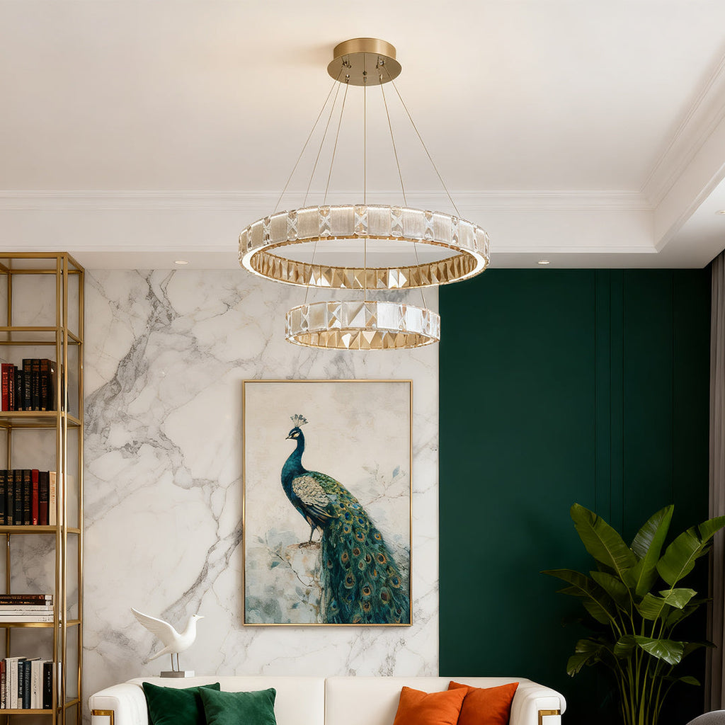 BELGRAVIA CRYSTAL LUSTRE CEILING ILLUMINATOR