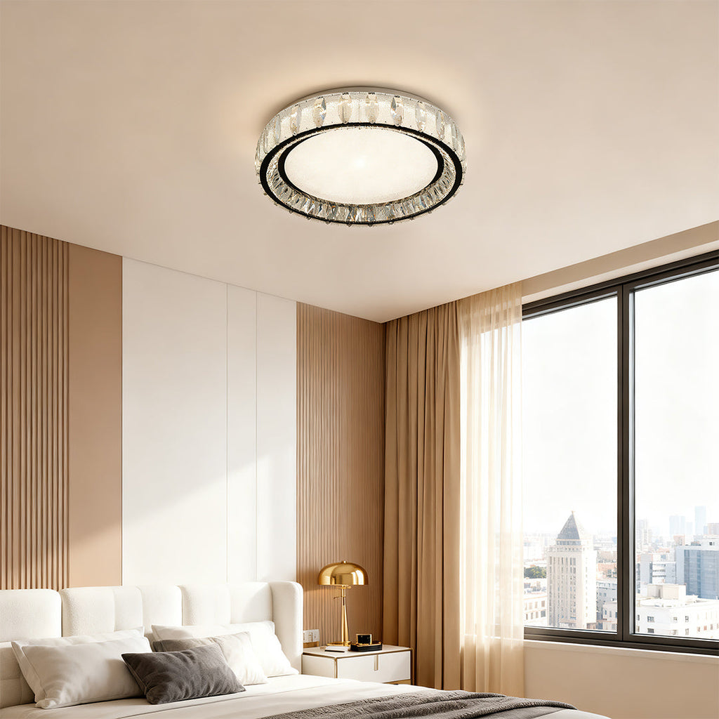 WINDSOR CRYSTAL FLUSH CEILING GLOW